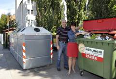 Foto Mödlinger Saubermacher Aufklärung bei Sammelinseln